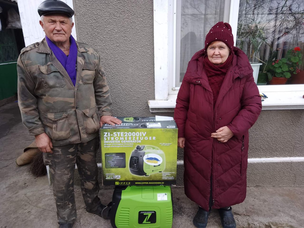 Noch ein Generator sorgt für Wärme und Licht
