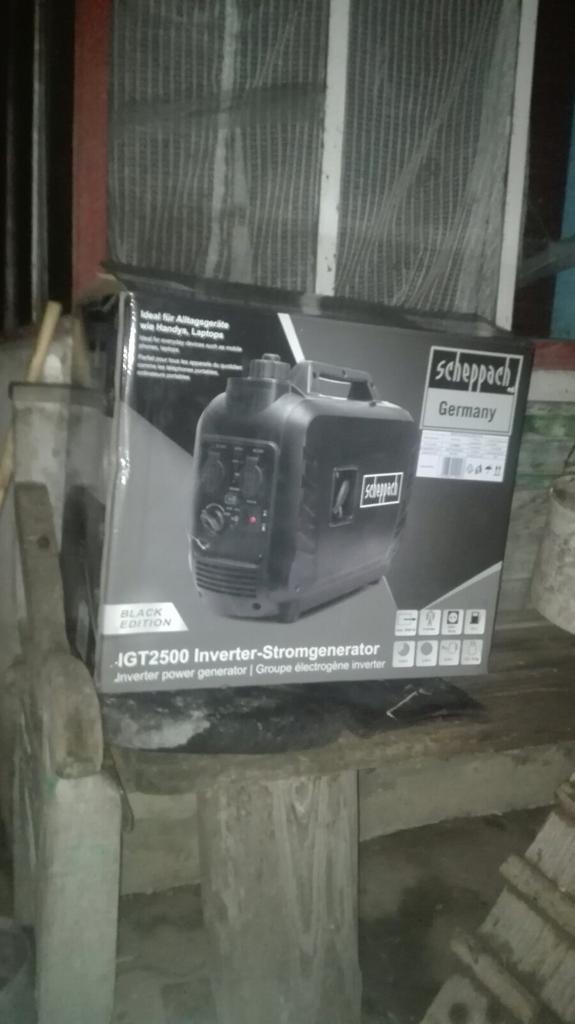 Der 2. Generator ist gut angekommen…