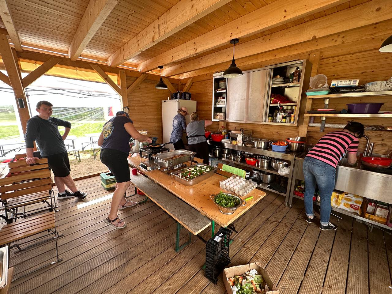 Schwimmkurs in Vorbereitung auf unser Integrationscamp…